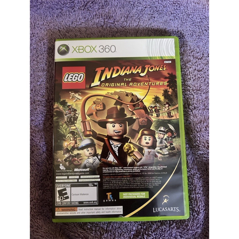 Lego Indiana Jones Kung Fu Panda Xbox 360 Dual Pack